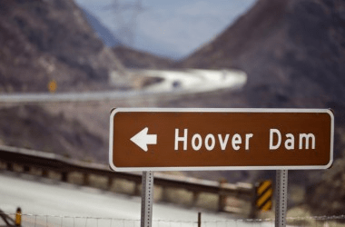 hoover dam sign