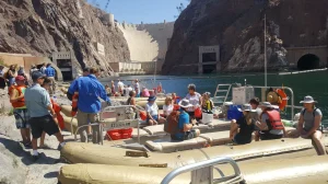Rafting Below Hoover Dam for Las Vegas group locals