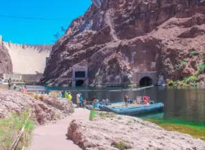 Hoover Dam rafting tour April